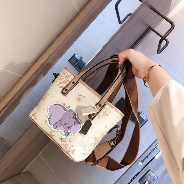 

new food basket little elephant tote shopping bag one shoulder messenger handbag