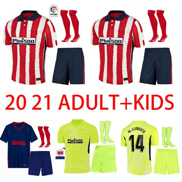 

2021 7 felix мадрид конкурентоспособного футбола рубашка лига чемпионов-пробка мадрид 8 золя 10 correa 2020 футбола рубашки для взрослых + д, Black;yellow