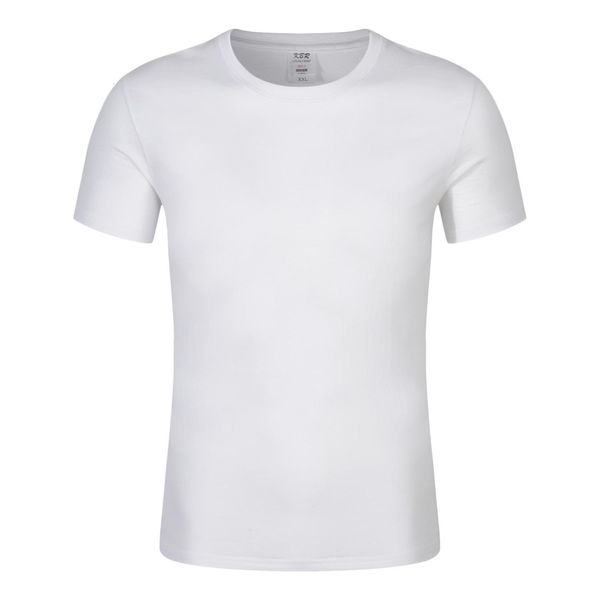 

blank men's short sleeve t-shirt white, Black;yellow