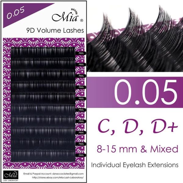 

false eyelashes [9d 0.05 c/d/dd/d+] mia 9d russia volume lashes super soft individual eyelash extensions