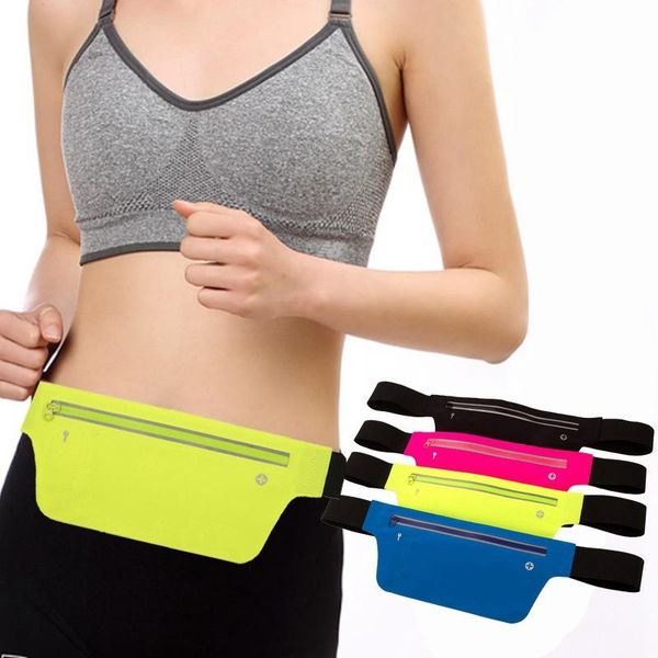 

candy color belt waist bag travel pouch hip cellphone money pack 4 colors y06 bags
