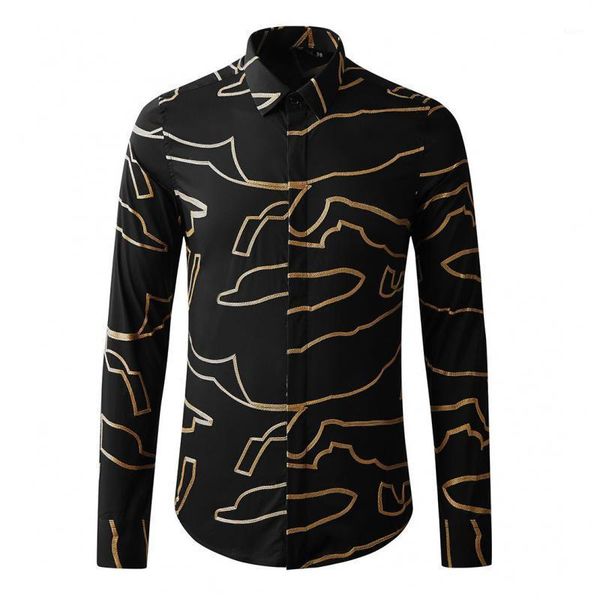 

irregular embroidery male shirts luxury long sleeve 100% cotton casual mens shirts slim fit party mens dress 3xl1, White;black