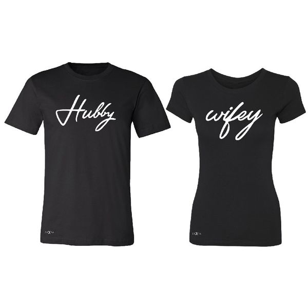 

hubby wifey couple matching set valentines day anniversary gif hoodie designers t shirts sweatshirt