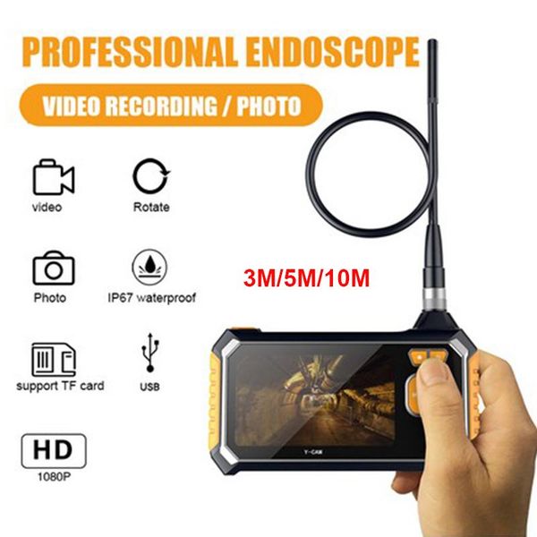 

5.5mm digital inspection endoscope monitor snake inspection endoscope 6 leds borescope 3/5/10m tube camera