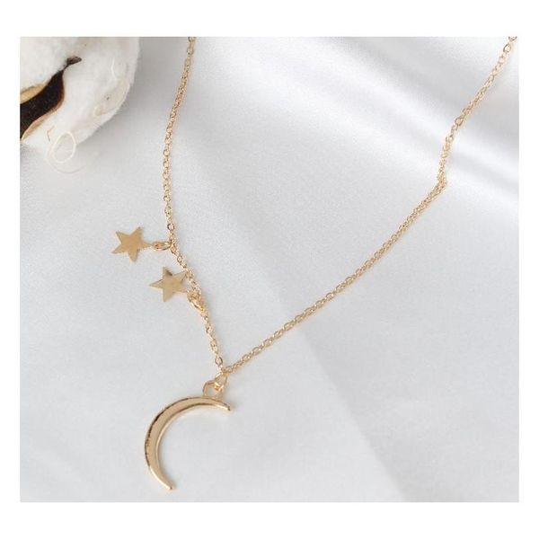 

european and american foreign trade jewelry romantic couple metal moon star combination femal sqcpsi new_dhbest, Silver