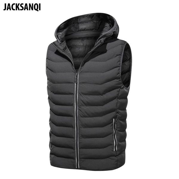 

jacksanqi men hiking hooded warm vest outdoor sports fleece waistcoats climbing fishing camping thermal sleeveless jackets ra429, Gray;blue