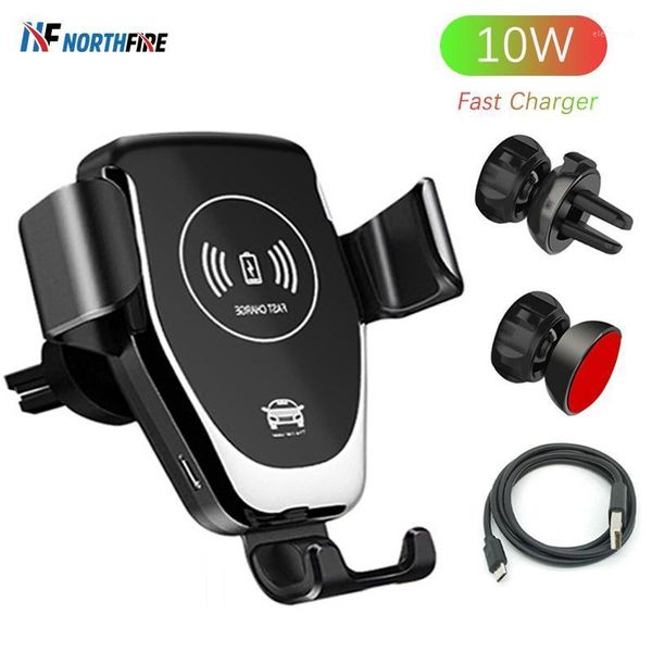 

northfire car qi wireless charger for 11/11 pro max x/xs max xr car phone holder fast wirless charging air vent mount1