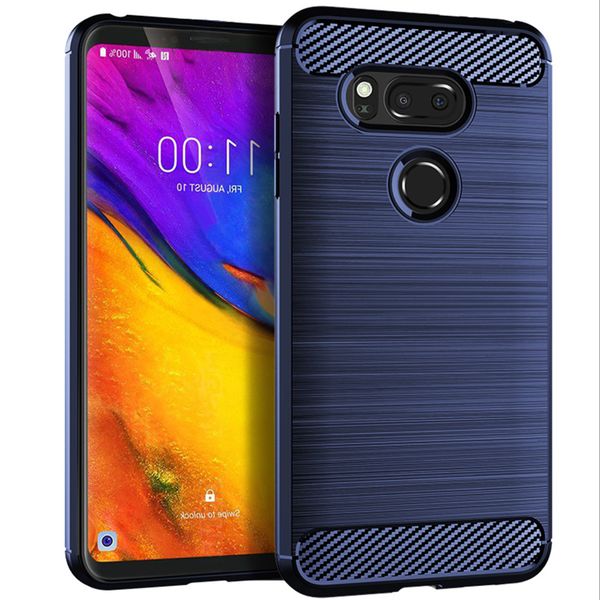 

casa phones accessories for lg v35 thinq case g6 x2 2019 k50 brushed silicone anti falling shell stranger things phone cases