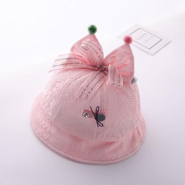 

baby hat spring / summer princess lace girls sun hat1, Yellow