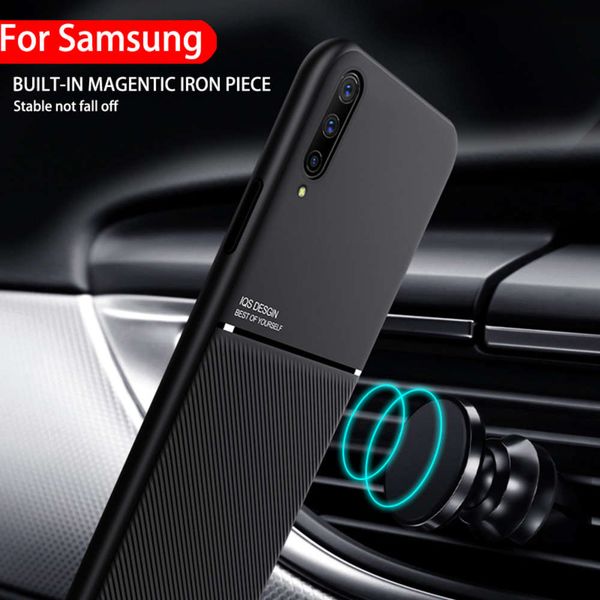 

soft tpu case for samsung galaxy a10 a20 a30 a50 s a70 a01 a51 a71 a10s a30s a50s built-in car magnet plate back cover shell