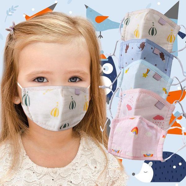 

under 3 years old children's masks fast delivery headband breathable face mask washable cotton masks gauze face mask mondmasker jllgvo