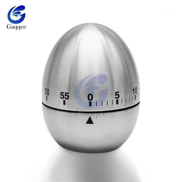 

timers gaqqee cooking tools kitchen timer stainless steel egg 60 minutes mechanical alarm time clock counting tools1