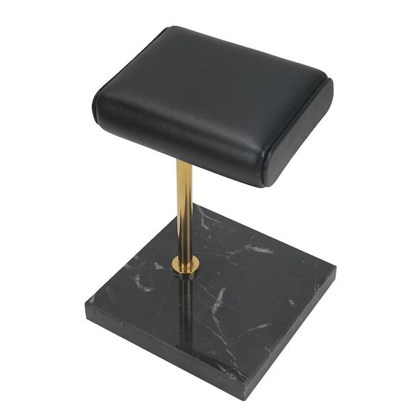 

marble & pu watch holder stand for display piczg, Slivery;golden