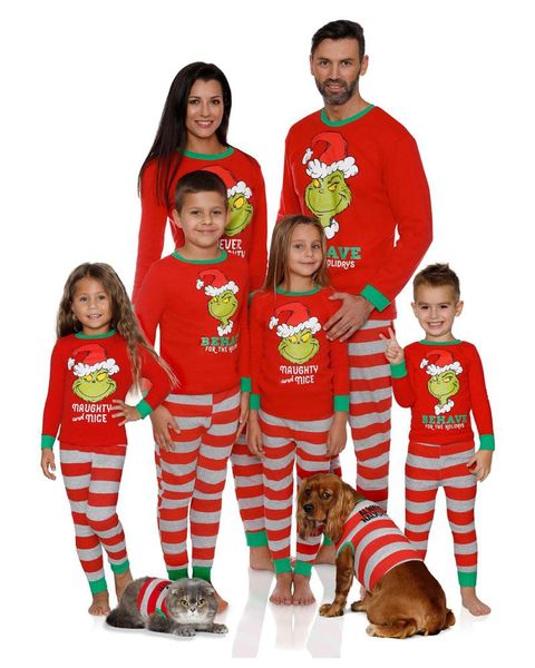 

men's sweaters mommy and me clothes family matching suit christmas pajamas costume outfit look parent- child wear, White;black
