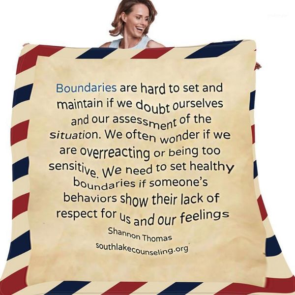 

encourage envelope flannel throw blanket double side letter printed quilts autumn winter warm sofa cover blanket1
