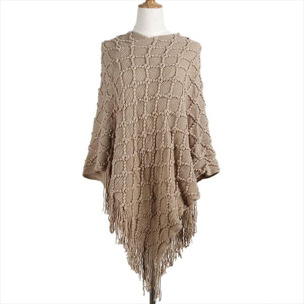 

2017 sweater women v collar style tassel cloak long solid color sweaters sell europe and the united states vestidos mmy69147, White;black