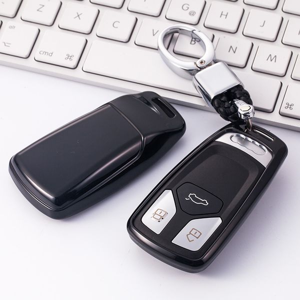 

car key cover case key case for audi a4 b9 q5 q7 tt tts 8s 2016 2017 car smart remote keychain