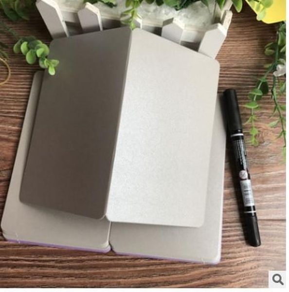 

10шт пакет diy пустые складные карты рука рисунок каракули бумажные карты с днем ​​рождения карты поздравительные открытки jllch