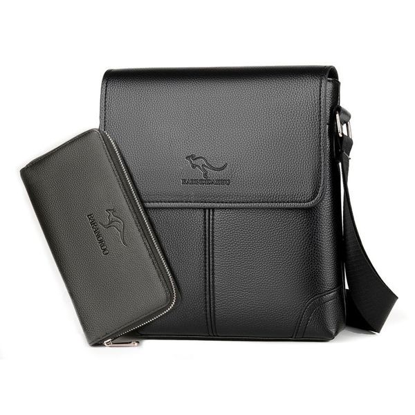 

men tote bags pu leather famous brand new fashion men messenger bag with clutch male cross body shoulder business bags for men c0125