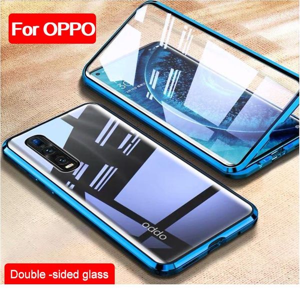 

double side tempered glass magnetic case for oppo realme 6i 5i 6 5 pro c3 c11 c15 xt k5 bbyupf