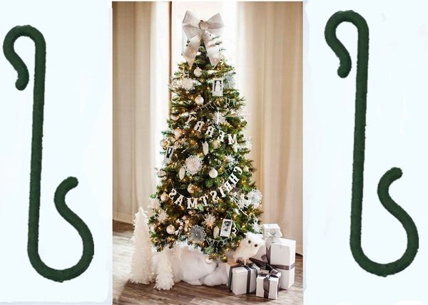 

home 50pcs up decorations for tree hook accessories christmas green small pendant new years enfeites de natal e