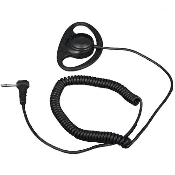 

3.5mm listen only d shape earpiece earhook for speaker mic for motorola1