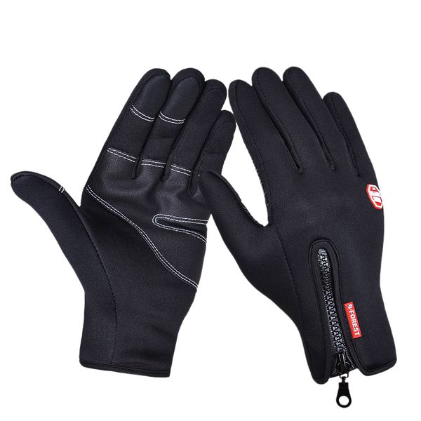 

outdoor windproof sport skiing touch screen glove motorcycle mountaineering military racing bike gloves, Blue;gray
