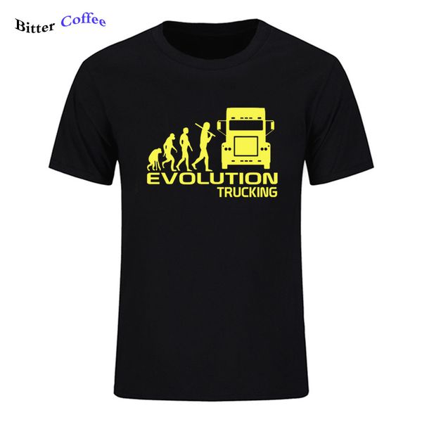 

new brand clothing evolution trucking truck driver cab gift ideas funny short sleeve printing sport hooded sweatshirt hoodie men t shirt