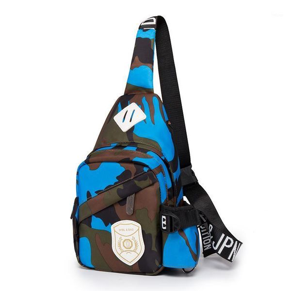 

camouflage messenger bags multi-pocket sling shoulder bags casual chest pack travel anti-theft crossbody1