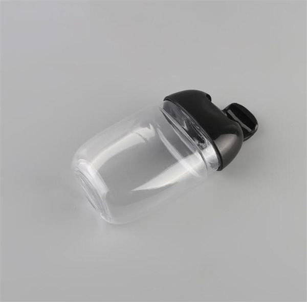 

30ml pet plastic half round flip cap children's carry disinfectant hand sanitizer bottle dhf2236