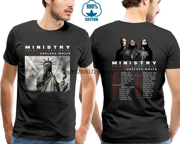 

new ministry the amerikkkant tour men black size s to 4xl hoodie designers t shirts sweatshirt