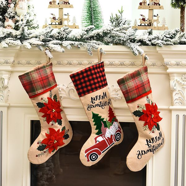 

for new socks year gift bags home tree decoration merry christmas decor navidad kerst