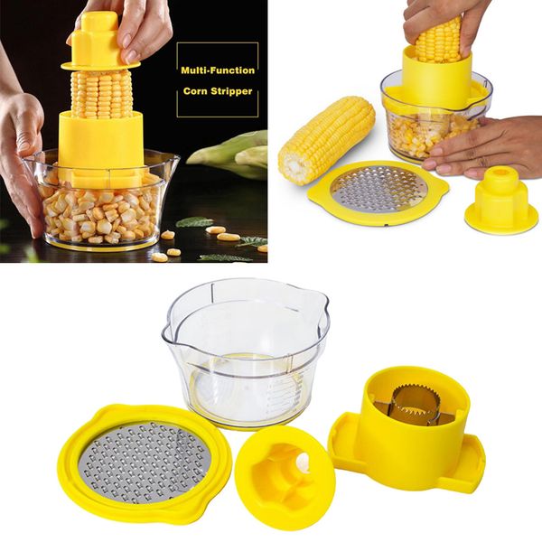 

4 in 1 corn cutter splitter corn thresher corn artifact for kitchen tool