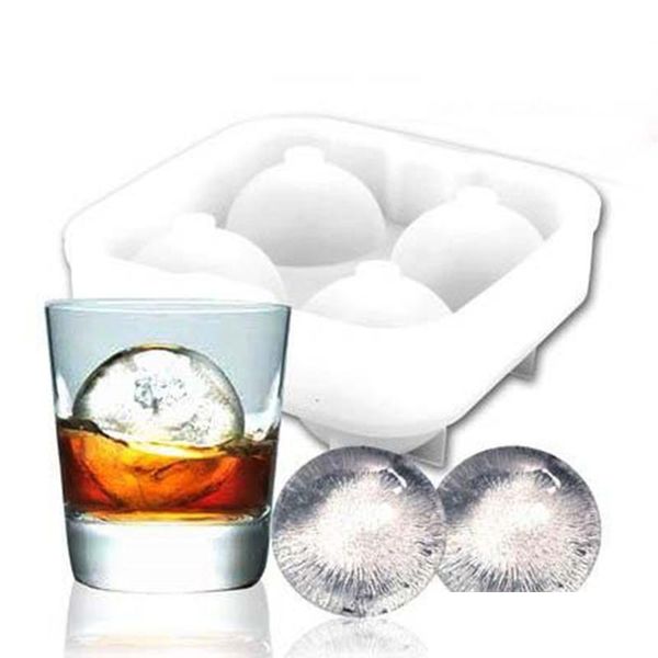 

ice balls maker utensils gadgets mold 4 cell whiskey cocktail premium round spheres bar kitchen party jllefe mywjqq