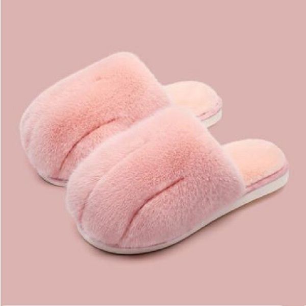 

winter furry slippers sandals womens keep warm home soft bottom non-slip white grey pink fashion women slipper sandal shoes size 36-40