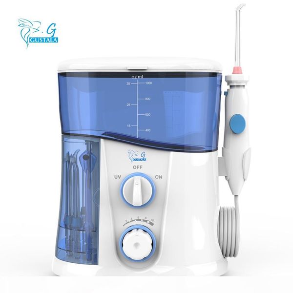 

home oral irrigator dental water flosser jet teeth 1000ml waterproof ipx7 uv sterilization