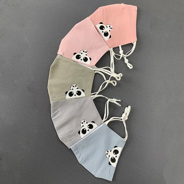 

masks kids face designer spring mask and summer children cartoon printed folding ear strap 43o5