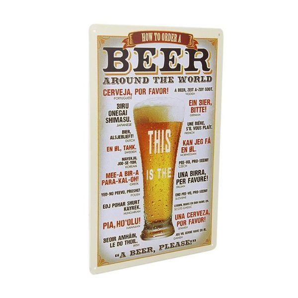

poster wall pub painting beer for home metal retro decorative tin brand signs art bar plaque whiskey bbyton lipper