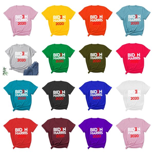 

2020 usa presidential election joe biden harries letters printed t-shirt short sleeve casual tees fashion colorful shirt s-3xl e111304, White