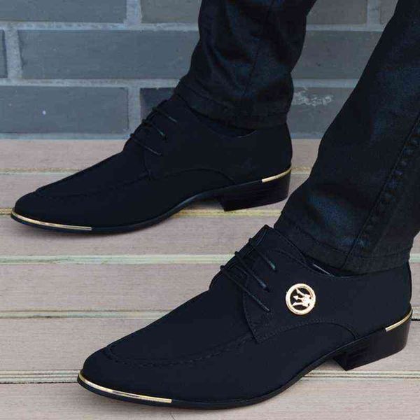 

dress shoes italian mens shoes fashion black men's leather moccasin pointed toe classic men wedding sapatos masculino 220223