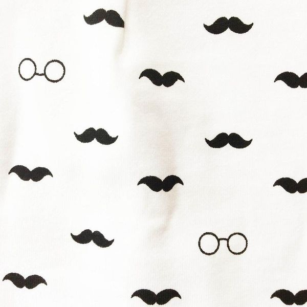 

partisig brand baby hat mustache printing baby beanie hats cotton knitted baby boy caps autumn winter children's hats h wmthat, Yellow