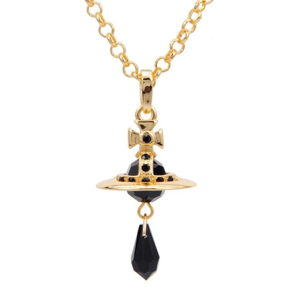 

queen mother of the west crystal element three-dimensional logo earth planet necklace, Silver
