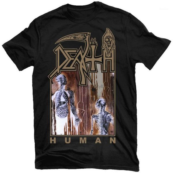 

men's t-shirts death human t-shirt relapse records ts42201, White;black