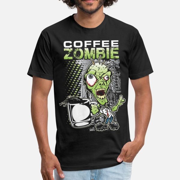 

coffee zombie designers graphic t shirt leisure vintage tracksuit hoodie sweatshirt