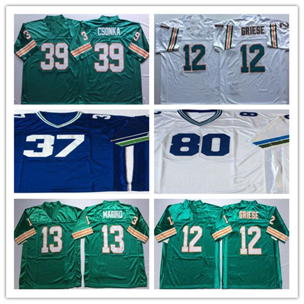 

NCAA Men Vintage Bob Griese Dan Marino Larry Csonka Shaun Alexander Steve Largent Cortez Kennedy Fan Football Stitched Jersey, As pic