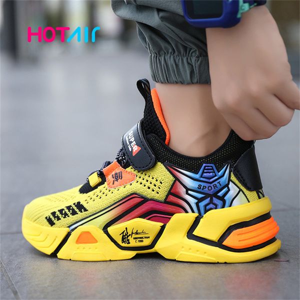 

2020 children's sports casual shoes four seasons kid sneakers boy breathable soft sole trend boys girls, Black;red