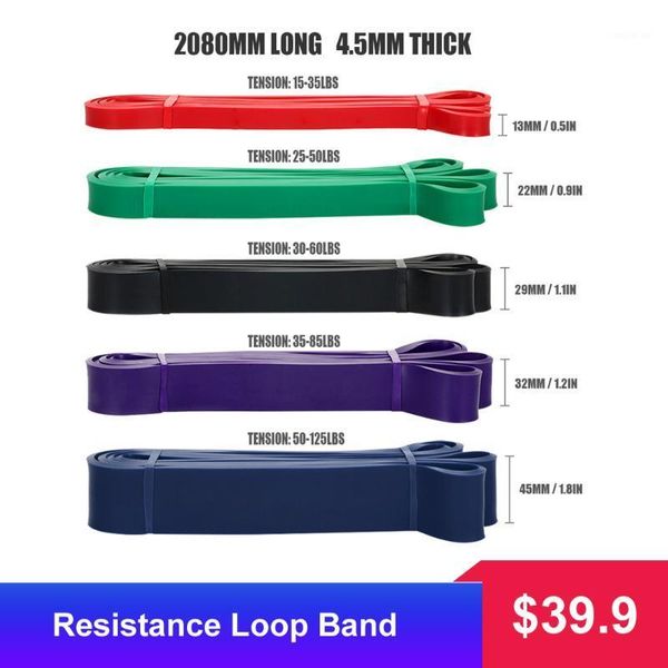 

resistance loop band natural latex yoga strength training stretch band home gym fitness exercise workout elastic carry bag1