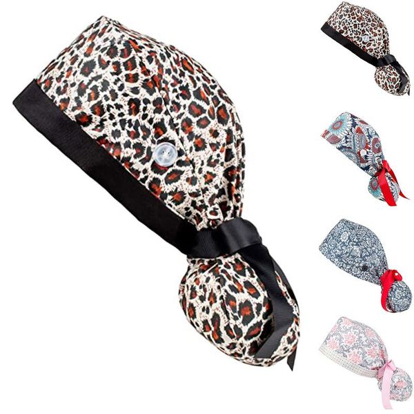 

beanie/skull caps scrubs adjustable cotton tooth printing hats sweat-absorbent elastic multicolor r2, Blue;gray