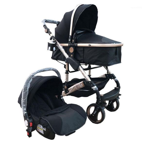

strollers# 2021 greensky sell factory 3 in 1 baby stroller with car seat travel system luxury1