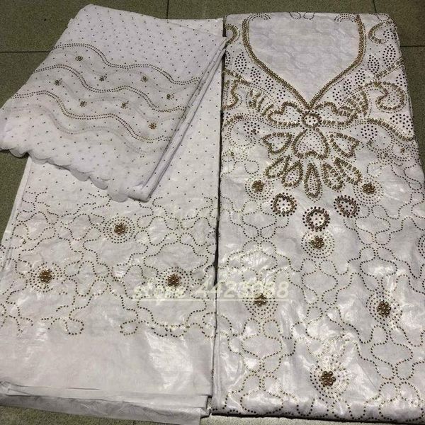 

dubai design white bazin brocade richer getzner stones beads guinea basin garment lace material 2+2+3yards for dress 3pieces/set, Pink;blue